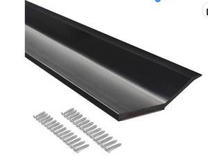 lot 69536 image: Garage Door Seal Top and Sides Seal Strip Black 32.8 FT Rubber Weather Stripping Replacement Soft and Hard Composite, Weatherproofing Universal Sealing Professional.