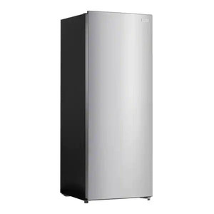 lot 69560 image: Vissani 7 cu. ft. Convertible Upright FreezerRefrigerator in Stainless Steel Look