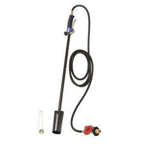 lot 69562 image: Flameking 100 000 BTU Propane Torch Kit Heavy Duty Weed Burner with Flint Striker