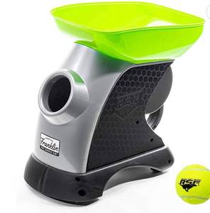 lot 69570 image: Franklin Pet Supply Ready Set Fetch Automatic Tennis Ball Launcher Dog Toy - Authentic Tennis Ball Thrower - Interactive Toy