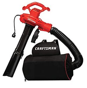 lot 69583 image: CRAFTSMAN Leaf Blower  Leaf Vacuum & Mulcher, 12-Amp, Corded (CMEBL7000) (B083WQCX8H)