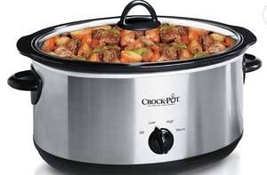 lot 69586 image: Crock-Pot 7-Quart Oval Manual Slow Cooker