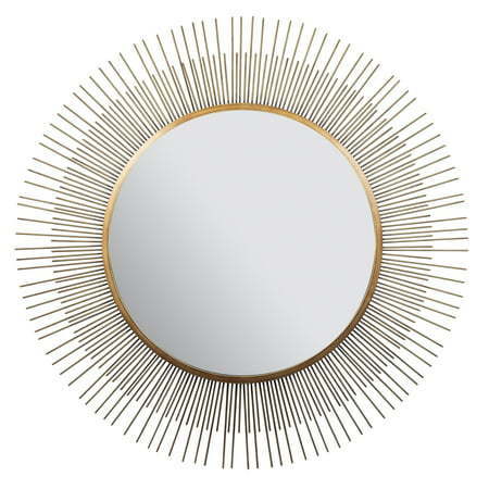 lot 9001 image: Patton Wall Decor Sunburst Wall Accent Mirror Gold&nbsp