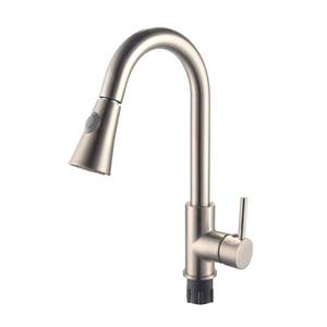 lot 2181 image: Vanity Art Pull Down Single Handle Kitchen Faucet