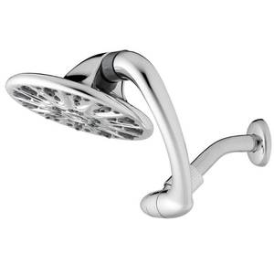 lot 2192 image: Waterpik Sidewinder 6-Spray 7 In Rainfall Showerhead&nbsp