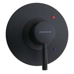 lot 2021 image: Speakman Neo Dual Function Pressure Balanced Valve Trim Only - Black