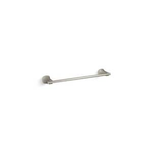 lot 2118 image: Kohler Rubicon 18 In Towel Bar In Vibrant Brushed Nickel