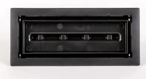 lot 2116 image: Aria Vent Flush Lite 3X10 Register Black