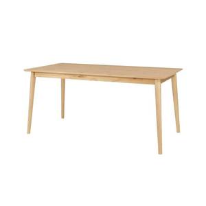 lot 2145 image: New Natural Finish Rectangular Dining Table For 6