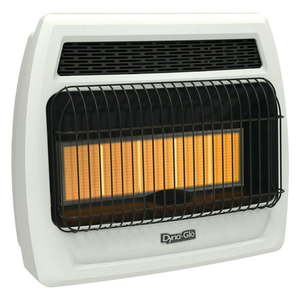 lot 2277 image: Dyna-Glo 30000 Btu Natural Gas Infrared Vent Free Thermostatic Wall Heater