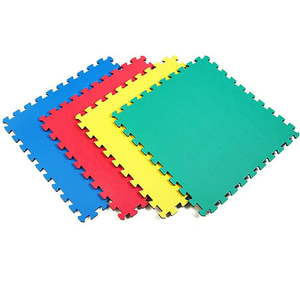 lot 2157 image: Norsk Interlocking Multi-Purpose Foam Floor Mats 16-Square Feet Solid Multi-Color