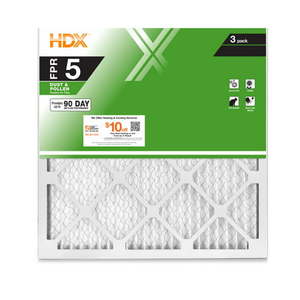 lot 2260 image: 25 X 25 X 1 Standard Pleated Air Filter FPR 5 -3-Pack