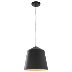 lot 2317 image: Home Decorators Collection 1-Light Black Metal Industrial Farmhouse Hanging Kitchen Pendant Light
