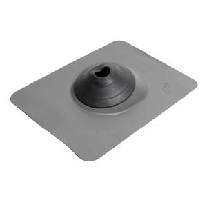 lot 2180 image: No-Calk 10-34 X 11 Aluminum Vent Pipe Roof Flashing - Adjustable Diameter