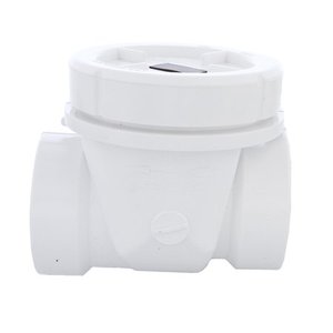 lot 2285 image: Jones Stephens 2 Pvc Backwater Valve - White