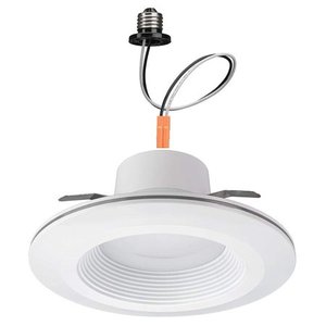 lot 2294 image: Commercial Electric 6 In LED Color Changing Recessed Trim WNight Light