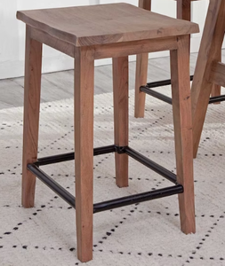 lot 2055 image: Tahoe 24 in. Natural Backless Counter Stool