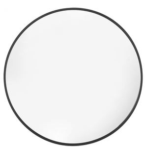 lot 2154 image: Aluminum Round Mirror - 24 inch