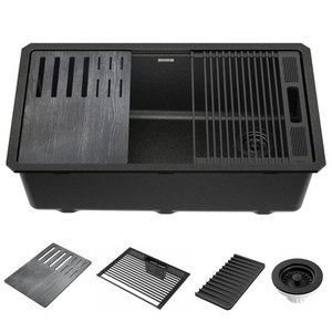 lot 2324 image: Delta&nbsp Everest Workstation Kitchen Sink Undermount Granite Composite Single