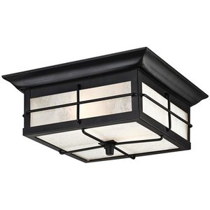 lot 2343 image: Orwell Two-Light Outdoor Flush Fixture