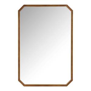 lot 2379 image: Octagonal Gold Framed Metal Wall Mirror&nbsp