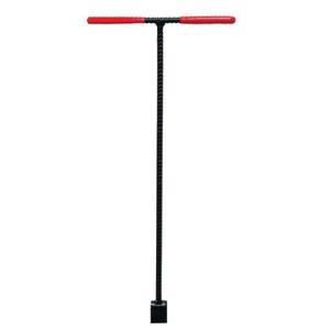 lot 2384 image: 5 Ft Solid Steel Water Meter Valve Key With Grips
