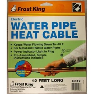 lot 2391 image: Frost King Hc24A Automatic Electric Heat Cable Kits 24Ft X 120V X 7 WattsFt