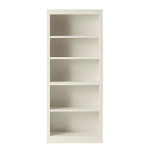 lot 2505 image: Stylewell White Wood 5-Shelf Classic Bookcase With Adjustable Shelves -30 In W X 71 In H