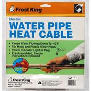 lot 2540 image: Frost King&nbsp Automatic Electric Heat Cable Kits 6 X 120V X 7 Watts-Ft