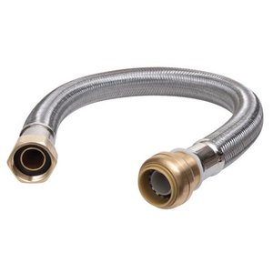 lot 2413 image: Sharkbite 24 In Stainless Steel Supply Line