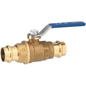 lot 2418 image: Proline 34 In Compression X 34 In Compression Copper Straight Valve - Total Qty 1