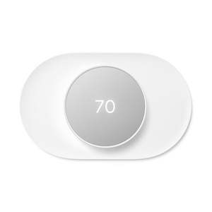 lot 2702 image: Google - Nest Thermostat Trim Kit - Snow