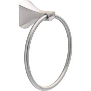 lot 2518 image: Delta Pierce Towel Ring In Spotshield Brushed Nickel