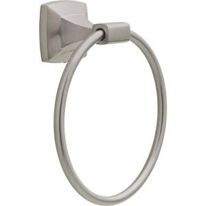 lot 2735 image: Delta Portwood Towel Ring In Spotshield Brushed Nickel