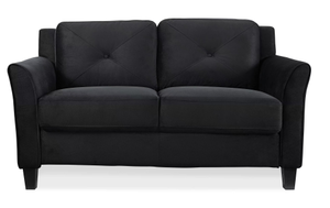 lot 2507 image: LifeStyle Solutions Microfiber Love Seat