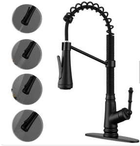 lot 2697 image: &nbspEllo&ampAllo Single Handle Pull Down Sprayer Kitchen Faucet