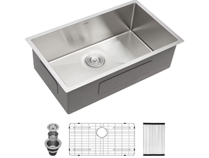 lot 2388 image: Lordeor Handmade Stainless Steel Sink&nbsp