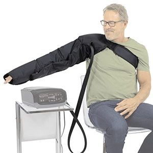 lot 7013 image: Vive Arm Compression Replacement Sleeves - Upper Garment Machine Cuff for Women, Men - Lymphedema Forearm Device for Post Lift, Surgery, Sports