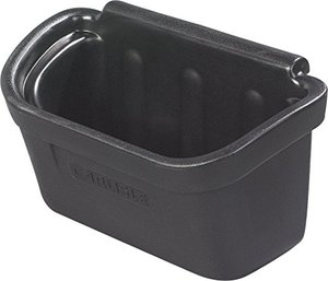 lot 7022 image: CFS CC11SH03 Polycarbonate Silverware Bin for Bussing Cart, 11 Length x 18 Width x 11 Height, Black