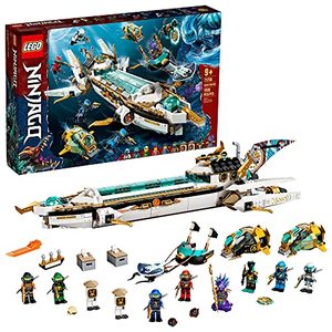 lot 7034 image: LEGO Ninjago Hydro Bounty 71756 Building Toy Set for Kids, Boys, and Girls Ages 9 (1,159 Pieces)