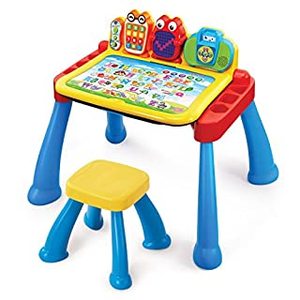 lot 7042 image: VTech Touch and Learn Activity Desk Deluxe (Frustration Free Packaging) (B01FVS6V9Y)