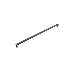 lot 7052 image: Hickory Hardware Skylight Collection Cabinet Pulls, Kitchen Handles for Cabinets and Drawers and Bathroom Hardware, 18 Inch Center to Center, Matte Black, 1 Pack