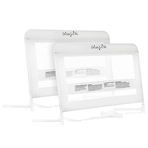 lot 7062 image: Dream On Me Lilibet TwinFullQueen Mesh Safety Bed Rails  Set Double Pack  2340