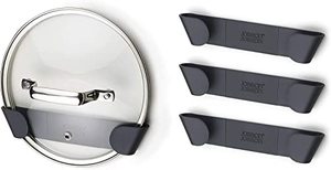 lot 7119 image: Joseph Joseph - 85149 Joseph Joseph CupboardStore Cabinet Door Pan Lid Organizer, Gray, 4 count (pack of 1)