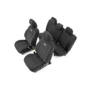 lot 7129 image: Rough Country Front and Rear Neoprene Seat Covers for 2016-2020 Tacoma 91031