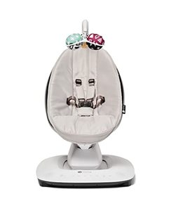 lot 7506 image: 4moms MamaRoo Multi-Motion Baby Swing, Bluetooth Baby Swing with 5 Unique Motions, Grey
