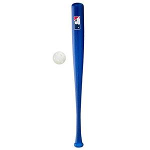 lot 7527 image: Franklin Sports Plastic Baseball Bat  Ball Set - MLB Kids Plastic Bats - Lightweight Kids Bat  Plastic Baseball Set - 30 Youth Baseball Bat - Blue