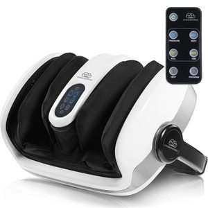 lot 7533 image: Cloud Massage Shiatsu Foot Massager Machine - Increases Blood Flow Circulation, Deep Kneading, with Heat Therapy - Deep Tissue, Plantar Fasciitis, Diabetics, Neuropathy (with Remote)