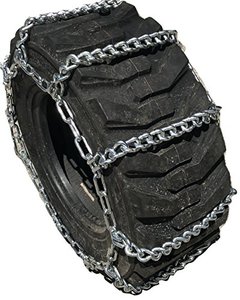 lot 7534 image: TireChain.com Compatible with John Deere 2025R R4 Rear 12-16.5 Tire Chains