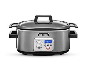 lot 7554 image: DeLonghi Livenza Programmable Slow Cooker with Stovetop-Safe Pot